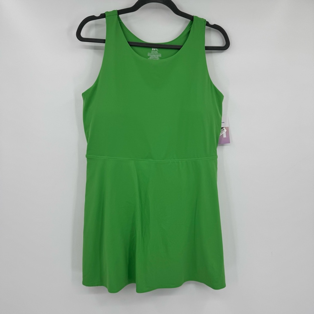 JoyLab Bright Green Racerback Mini Dress - Picture 4 of 13